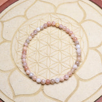 Bracelet en Pierre de Soleil - Joie et Positivité 4mm