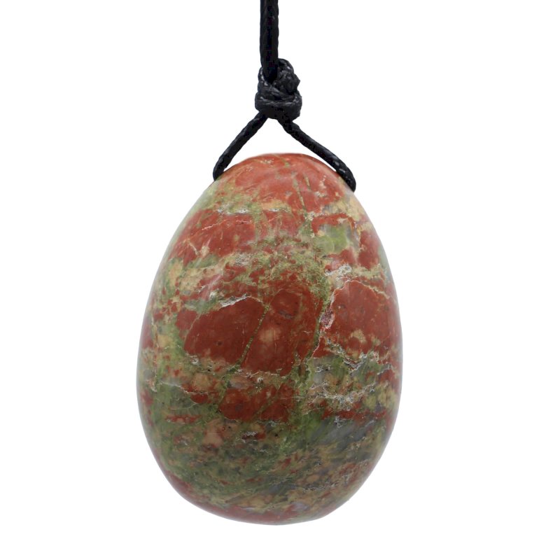 Oeuf de Yoni Unakite 5cm