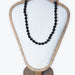 Collier Obsidienne | 6mm Fermoir Acier Inoxydable