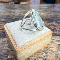 Bague aigue-marine Béryl verte vue alternative