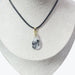 Pendentif Quartz tourmaline goutte