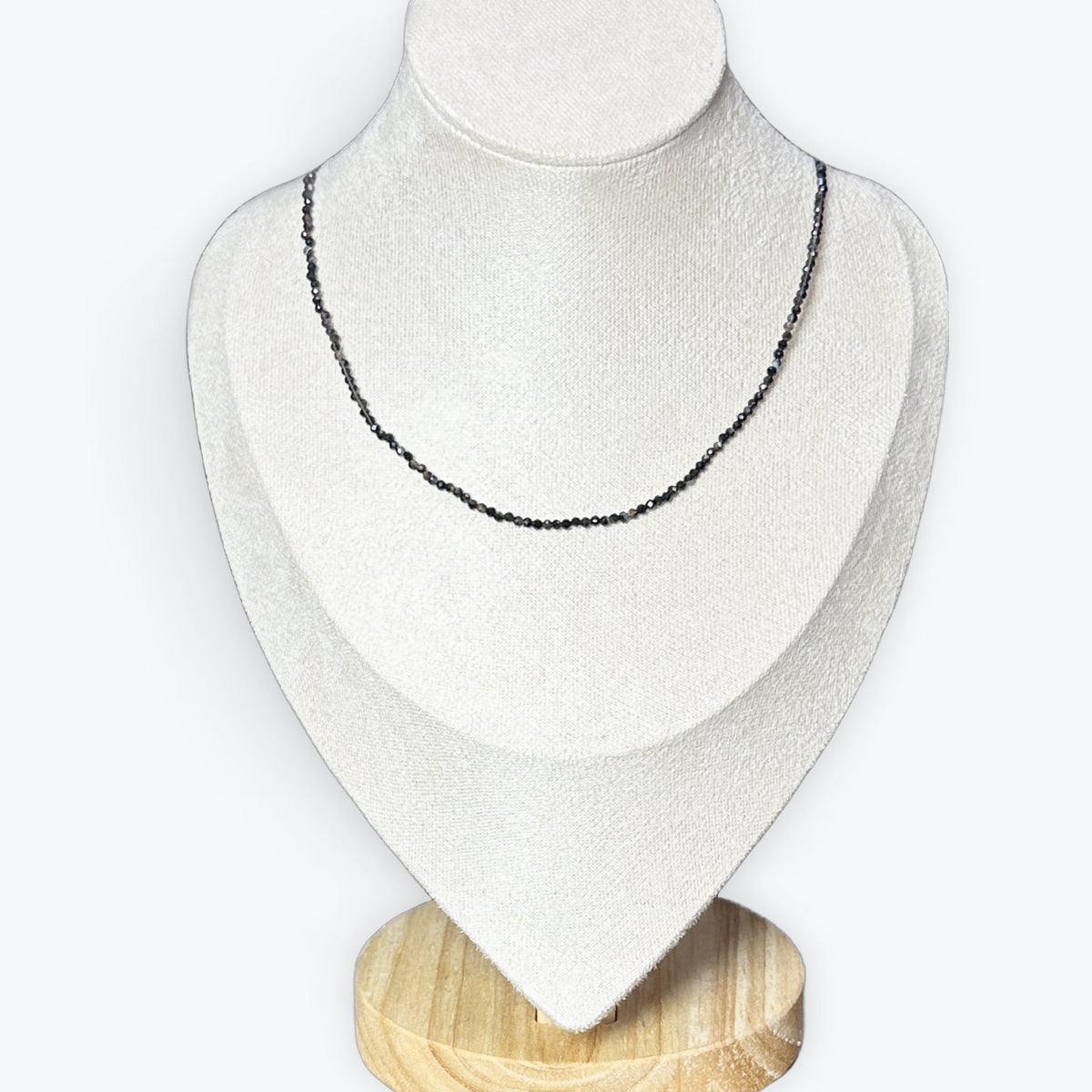 Collier onyx facetté – photo 2