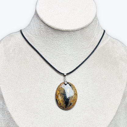 Pendentif - Bois De Palmier Fossilisés - Indonésie