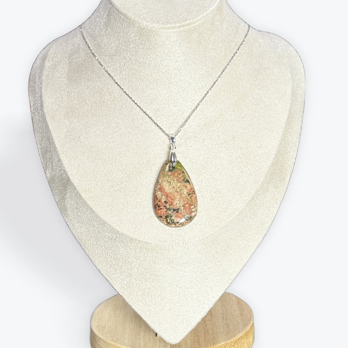 Pendentif Unakite Goutte – photo 3