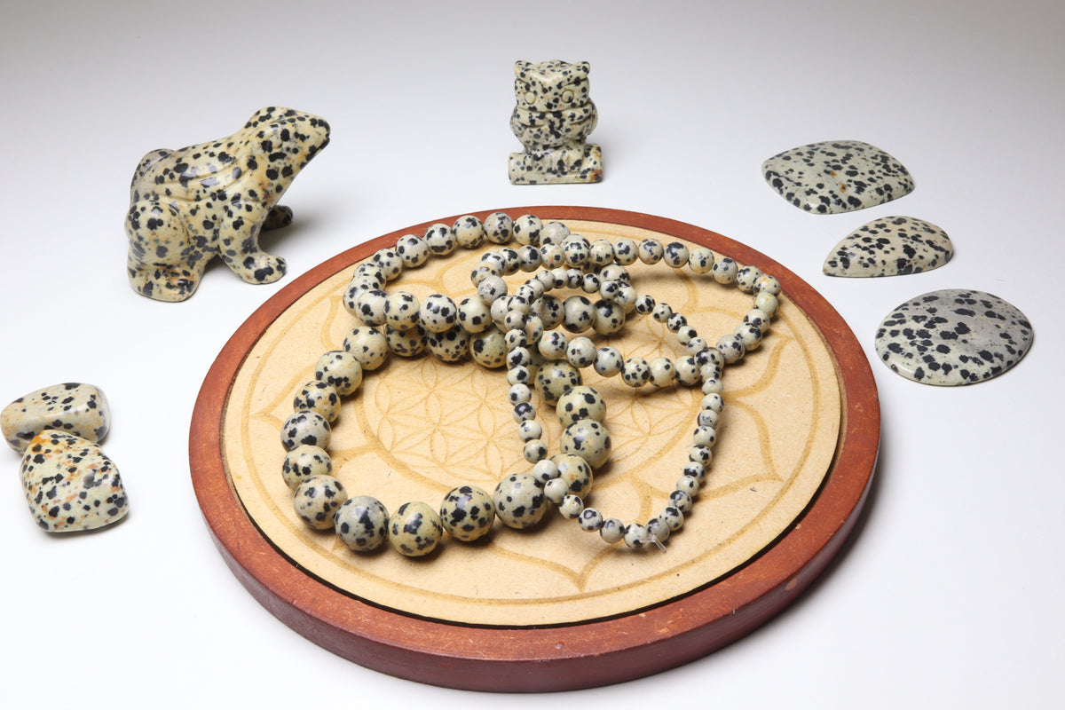 Bracelet Jaspe Dalmatien