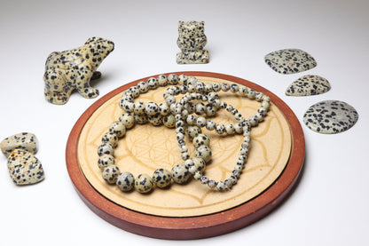 Bracelet Jaspe Dalmatien