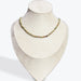 Collier Unakite Facetté