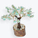 Mini arbre en amazonite avec base en bois - 2