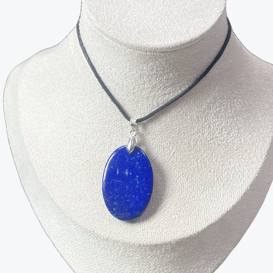 Pendentif Lapis Lazuli Ovale — 1,9 à 3,4 cm