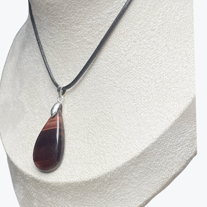 Pendentif Oeil de taureau goutte 3,1x1,7cm