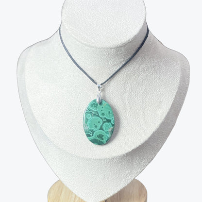 Pendentif Malachite Ovale