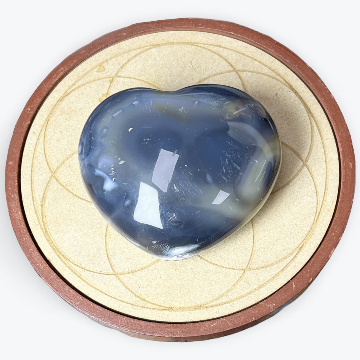 Coeur en Agate naturel – photo 3