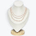 Collier Rhodochrosite Facetté