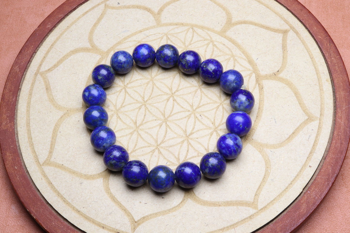 Bracelet en Lapis Lazuli - Sagesse et Vérité 10mm