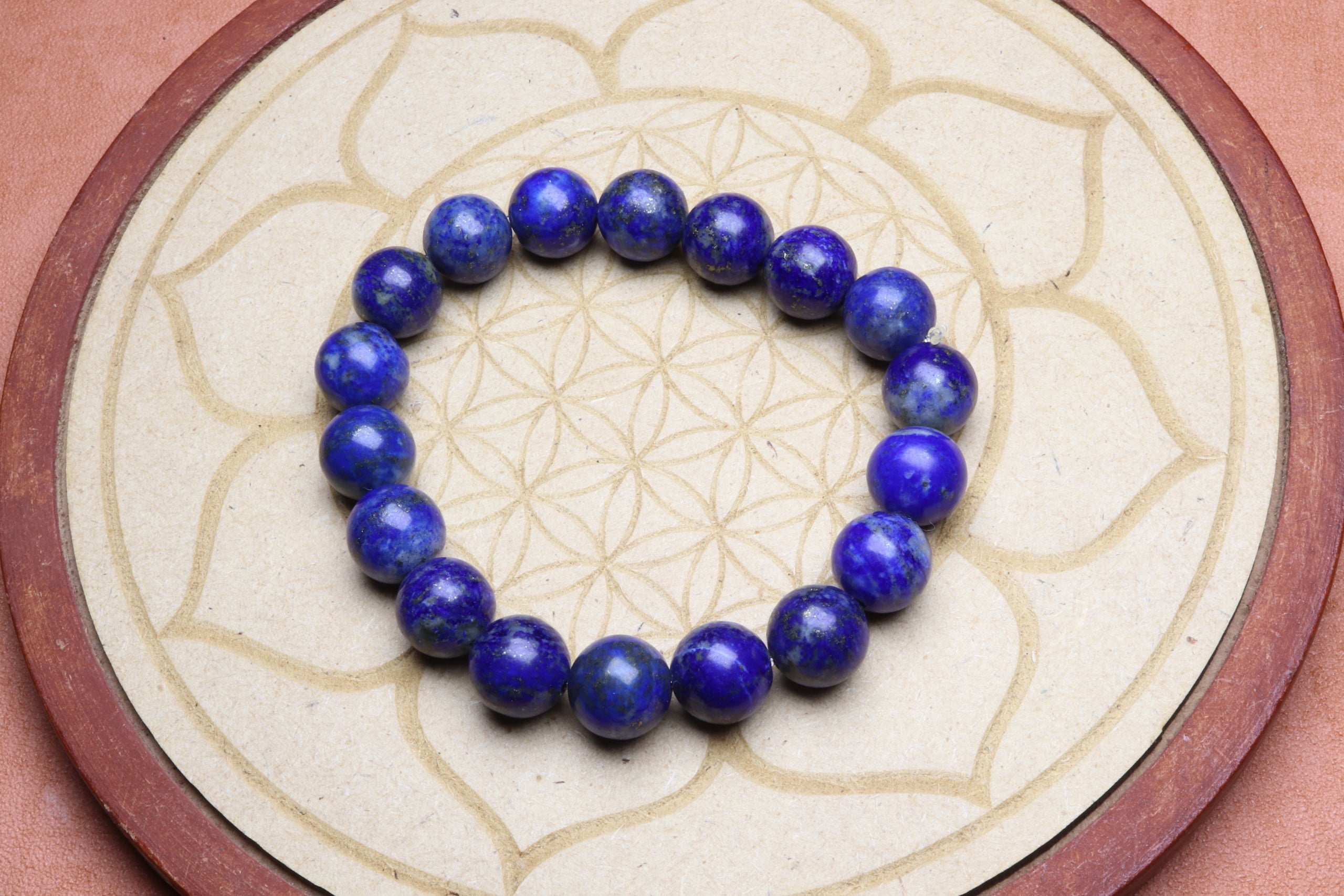Bracelet en Lapis Lazuli - Sagesse et Vérité 10mm