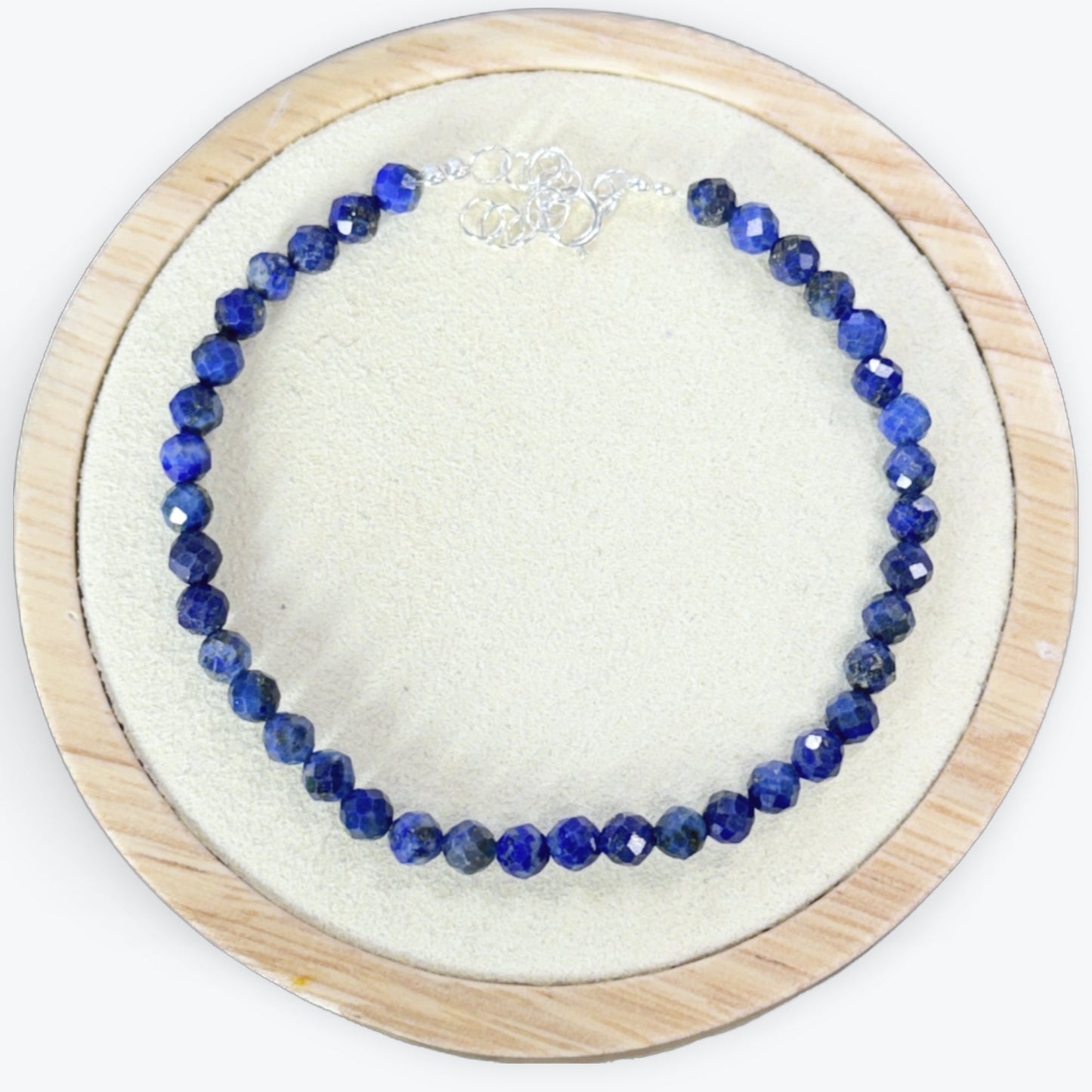 Bracelet Lapis Lazuli Facetté - 4mm