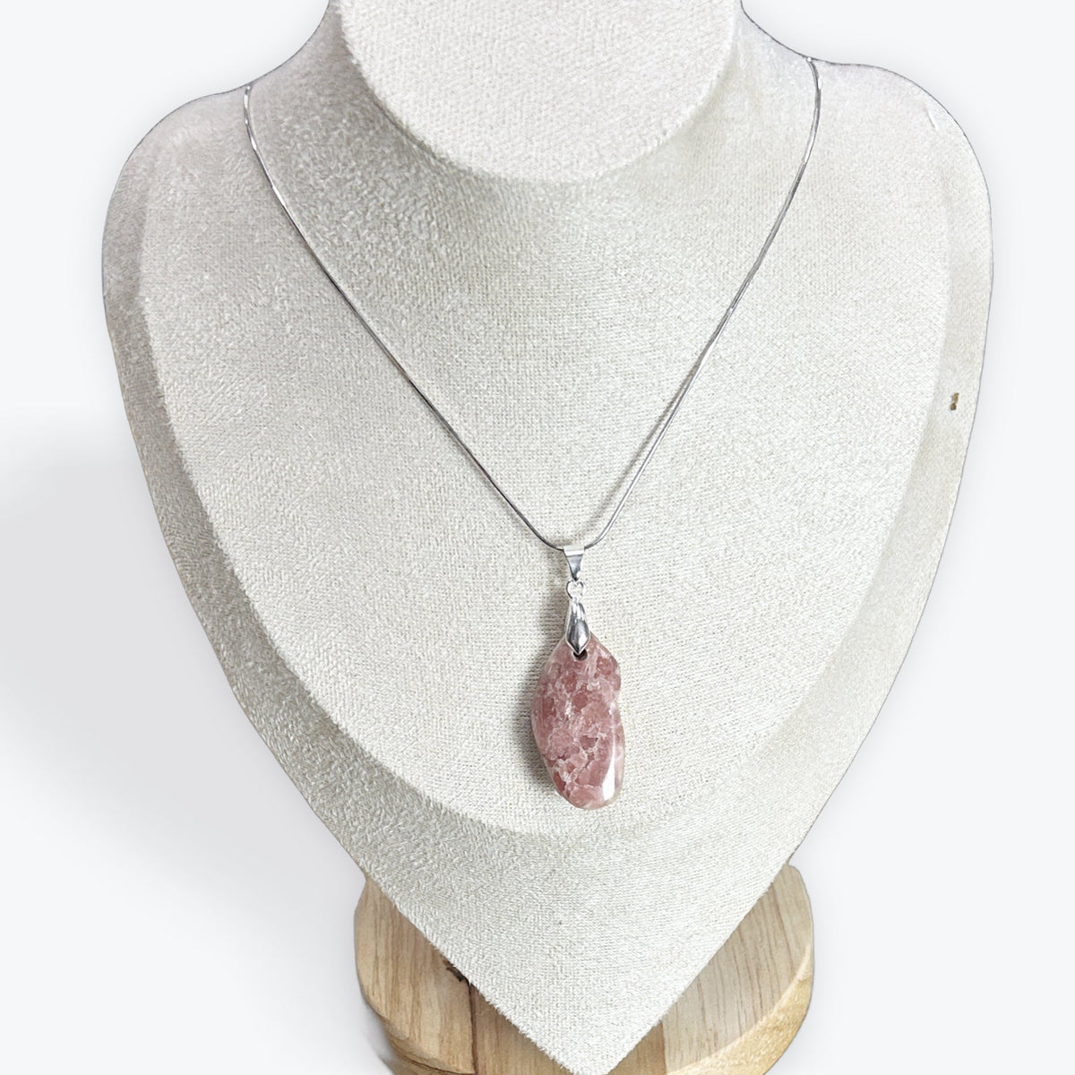 Rhodochrosite roulée - Pendentif