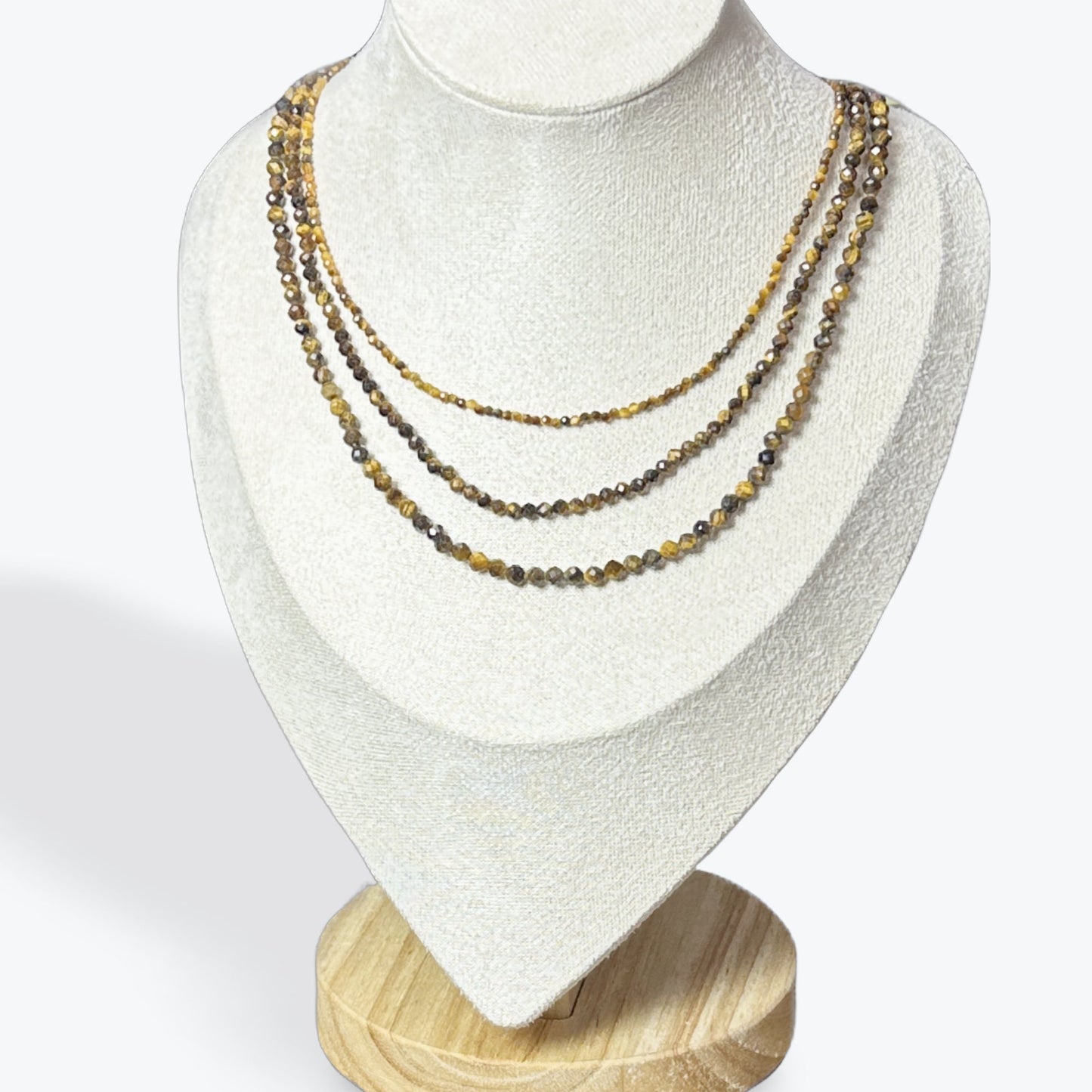 Collier Oeil de Tigre Facetté