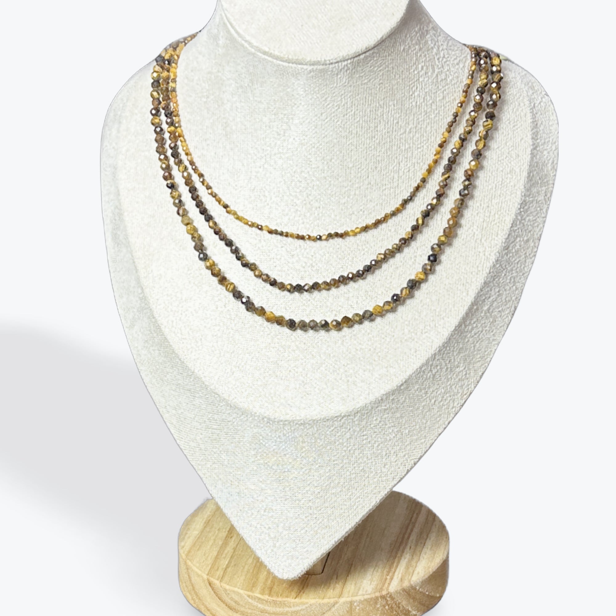 Collier Oeil de Tigre Facetté