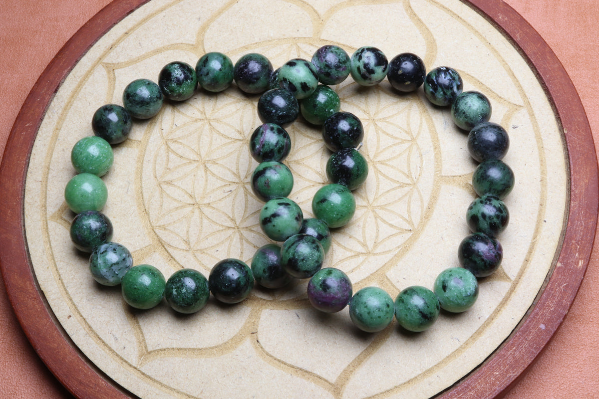 Bracelet Rubis sur Zoïsite