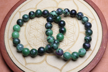 Bracelet Rubis sur Zoïsite