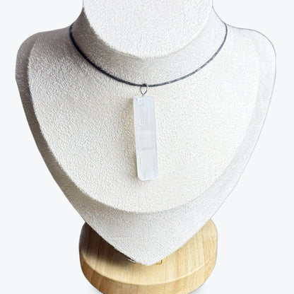 Pendentif Selenite | 1x4cm - 10gr