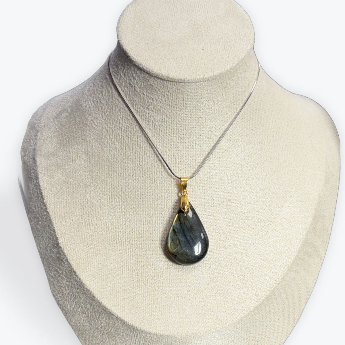 Pendentif en Labradorite avec bélière - Formes variée