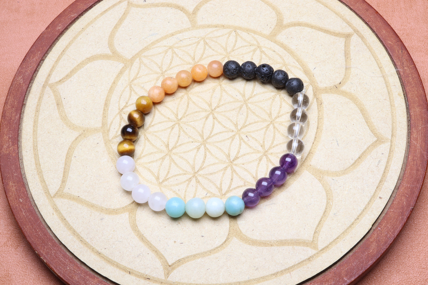 Bracelet 7 Chakras 6 mm