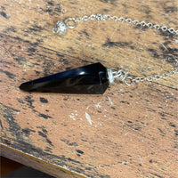 Pendule Obsidienne noire
