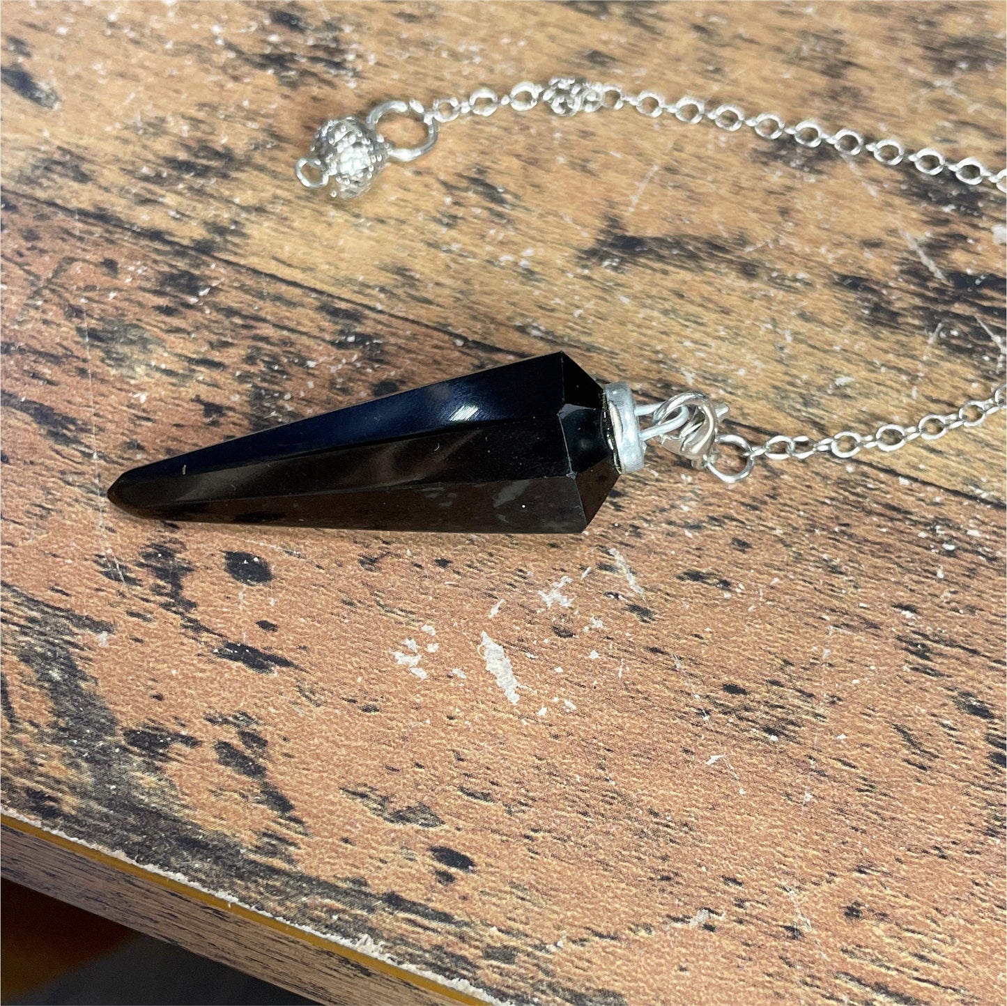 Pendule Obsidienne noire
