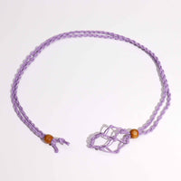 Cordon pour pendentif 45 cm - purple - photo 2