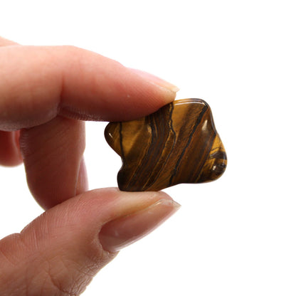 Sachet de 24 pierres roulées d'Afrique - Œil de Tigre