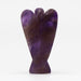 Hand Carved Gemstone Angel - Amethyst
