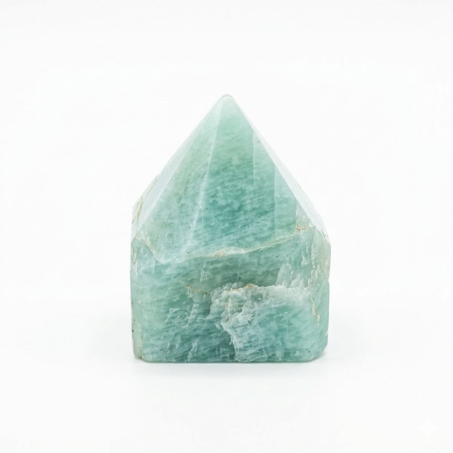 Pointe polie en Amazonite (lot de 5 à 6 pièces)