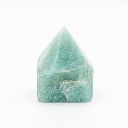 Pointe polie en Amazonite (lot de 5 à 6 pièces)