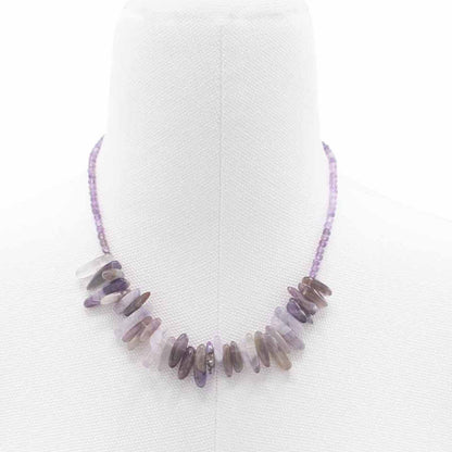 Collier Améthyste Longstone - Clarté & Éveil Spirituel
