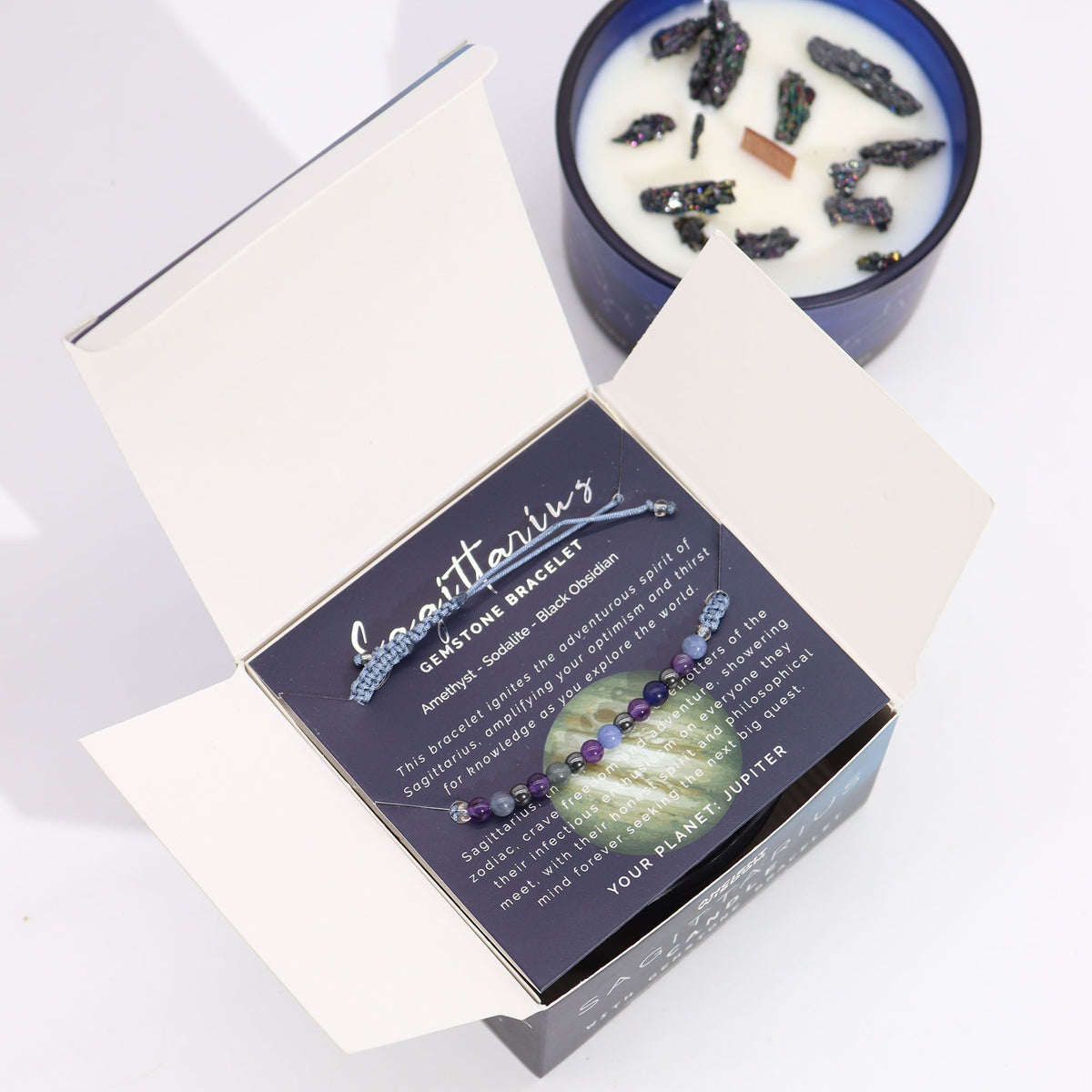 Bougie Zodiaque Sagittaire — Bracelet en Pierres - photo 3