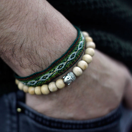 Bracelet Bois de Santal & Bouddha - Méditation & Spiritualité – photo 3