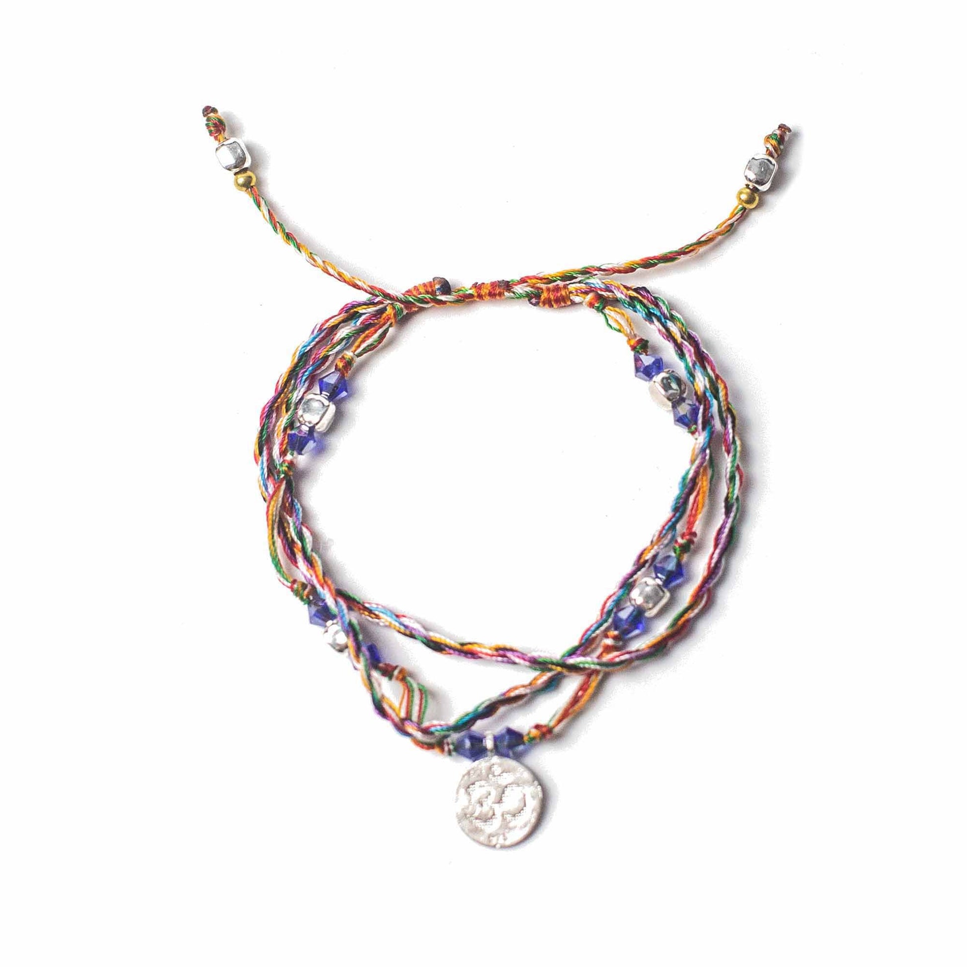 Bracelet Temple String Bali - 9 Couleurs & Charme OM