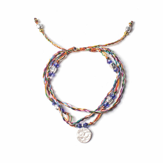 Bracelet Temple String Bali - 9 Couleurs & Charme OM