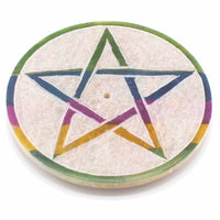 Porte-Encens Stéatite Pentagramme 8cm - Bâtons & Cônes – photo 2