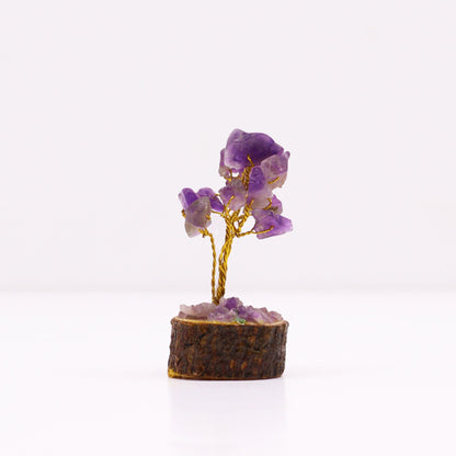 Mini Arbre de Vie Améthyste 15 Pierres — Anti-Stress & Sommeil