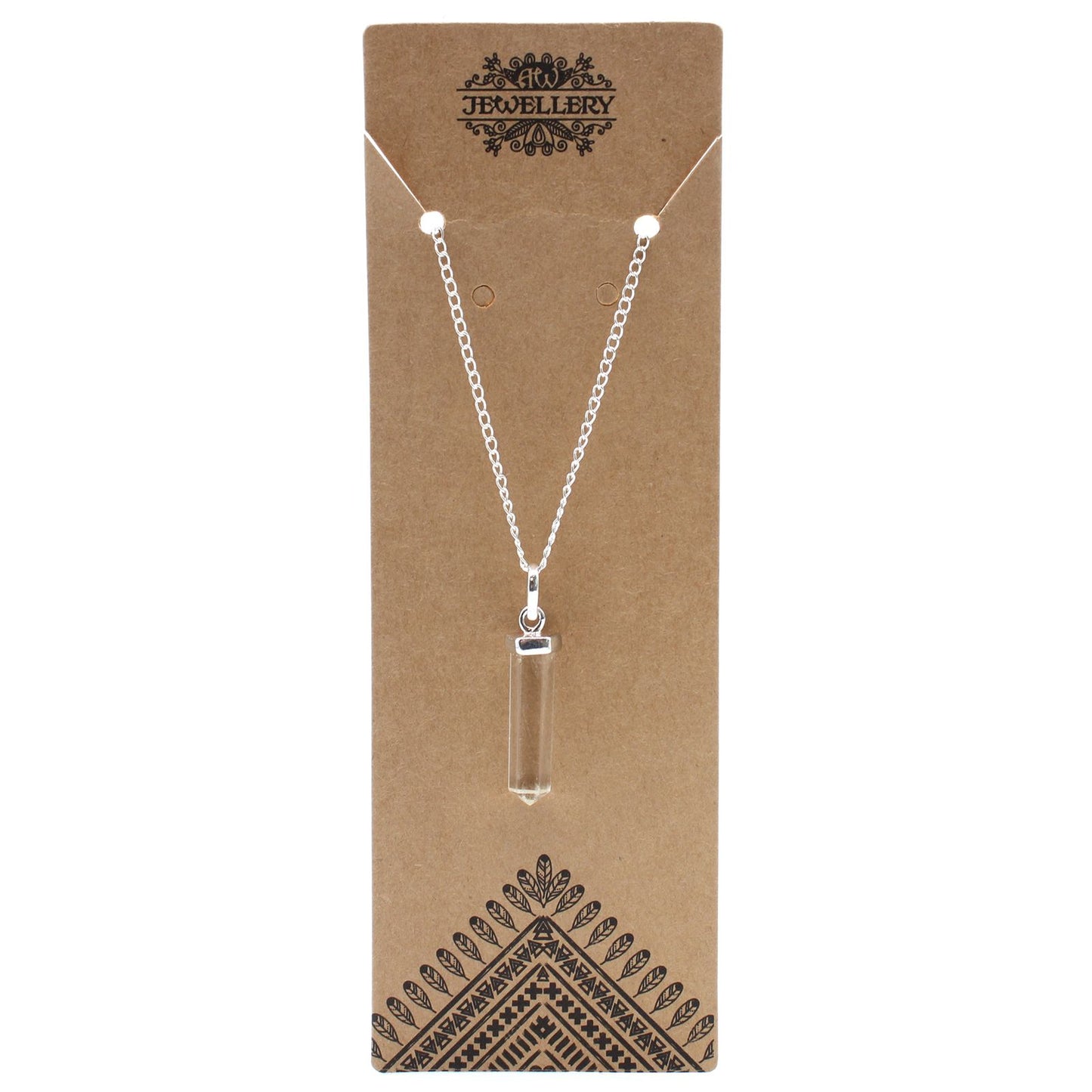 Pendentif Pointe Quartz Cristal - Clarté & Protection – photo 3