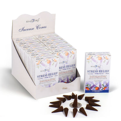 Cônes d'Encens Anti-Stress - Stamford Premium 15 Pièces