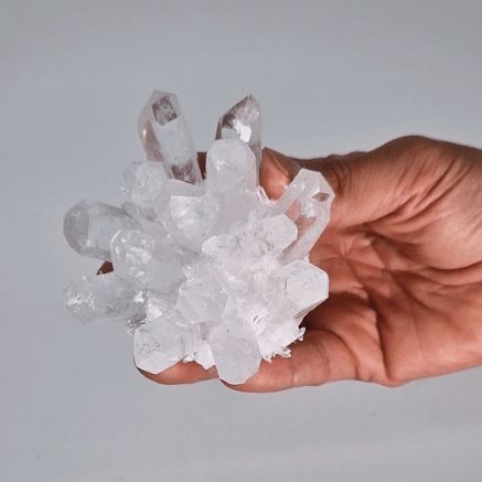 Cluster de Quartz Fantôme - Cristal de Roche (8 cm) - photo 3
