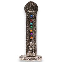 Porte-Encens Bouddha Chakras 16cm - Méditation & Purification