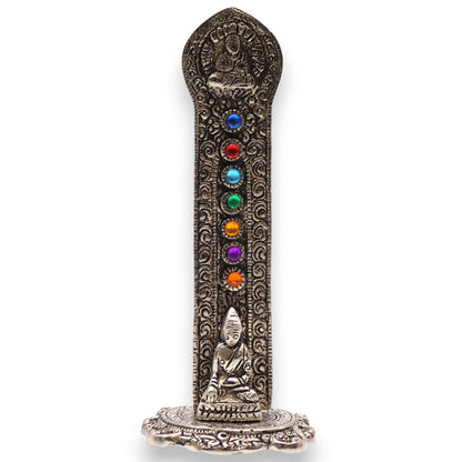 Porte-Encens Bouddha Chakras 16cm - Méditation & Purification