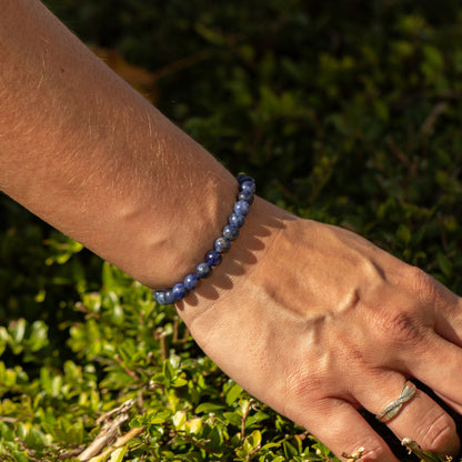 Bracelet Sodalite — Perles de 6 mm — 17 cm - photo 6