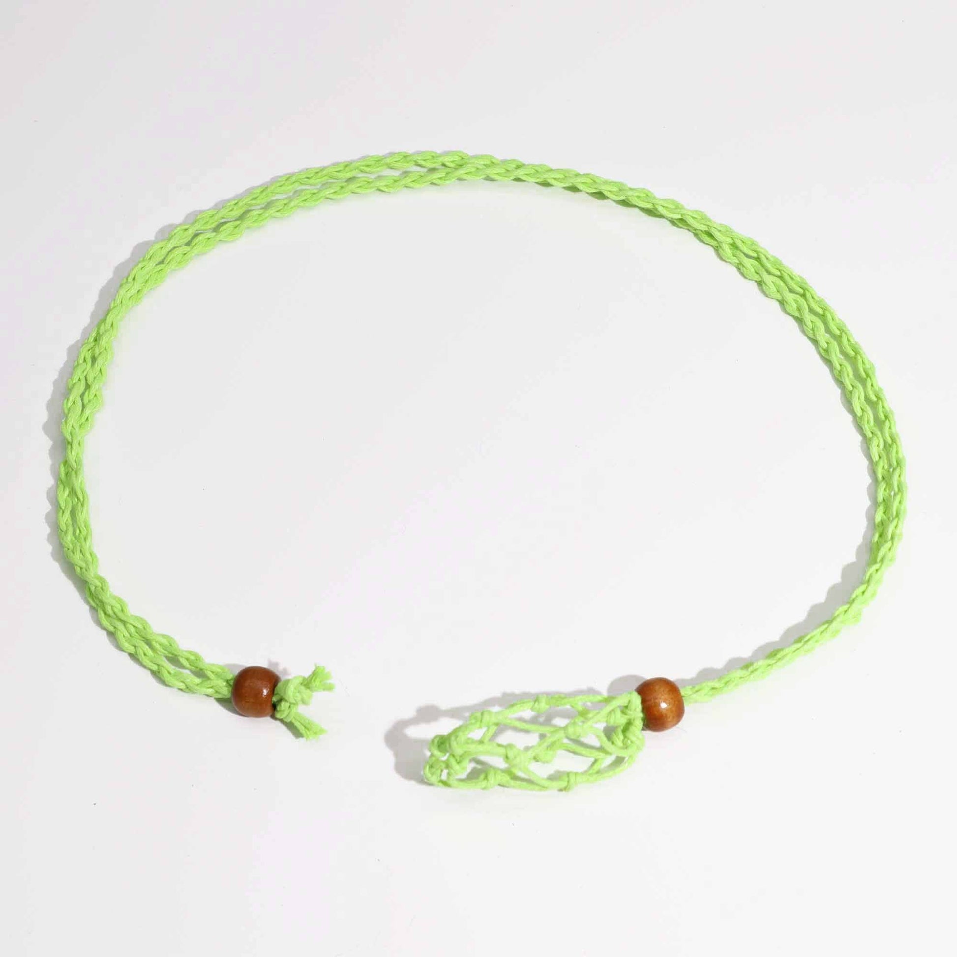Cordon pour pendentif 45 cm - green - photo 2
