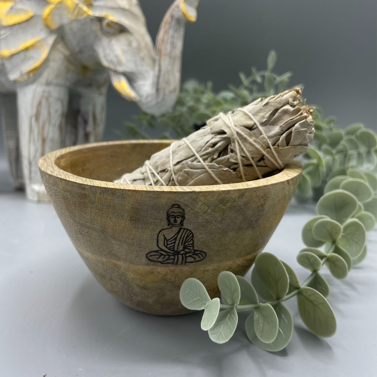 Bol en Bois Rituel - Offrande & Smudge Cérémonie – photo 2